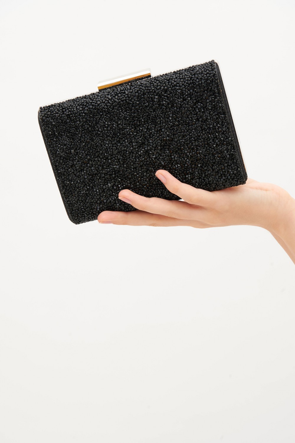 Clutch glitter nera