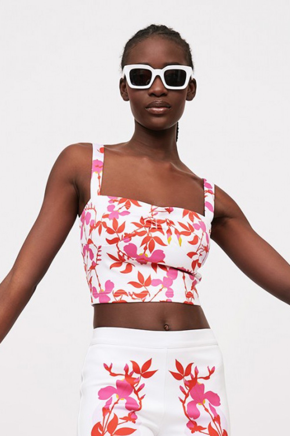 Crop-top in neoprene