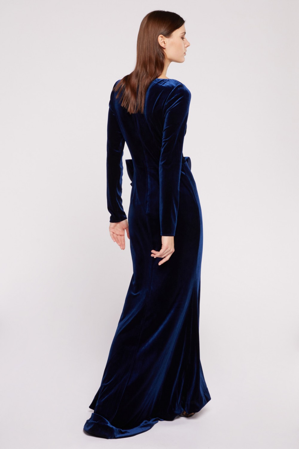 Vestito lungo blu notte cheap