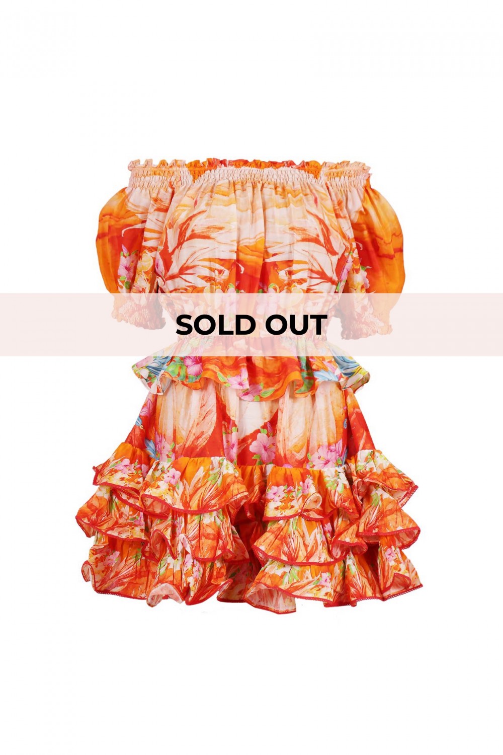 Mini dress arancione