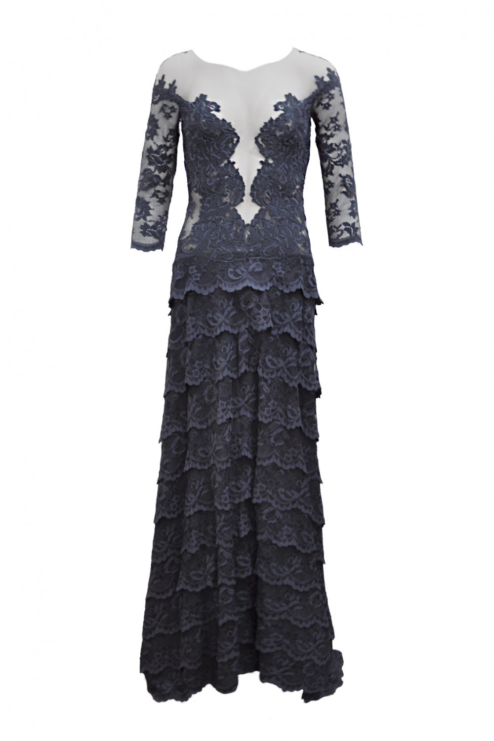 Abito pizzo blu
