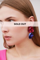 Drexcode - Orecchini fucsia e blu - Sterling King - Vendre - 1