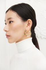 Drexcode - Boucles d'oreilles multicolores avec des fleurs - Natama - Louer - 1