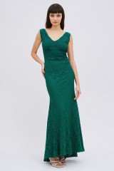 Drexcode - Abito pizzo verde - Ana Maria Couture - Louer - 1