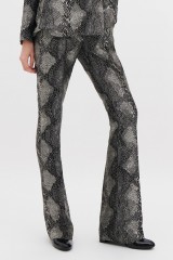 Drexcode - Pantaloni stampa pitone - Giuliette Brown - Louer - 1