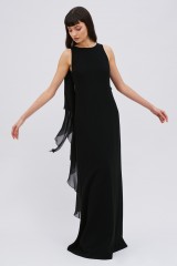 Drexcode - Abito nero con chiffon - Maxmara - Louer - 1