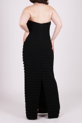 Drexcode - Abito nero bustier - Carmen Marc Valvo - Louer - 6