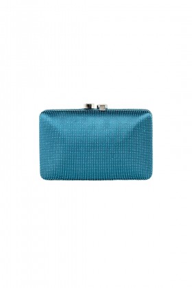 Clutch con swarovski ottanio - Anna Cecere - Vendre Drexcode - 2