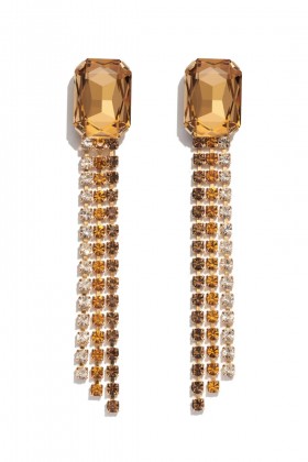 Orecchini pendenti ambra - Marina Fossati - Vendre Drexcode - 1