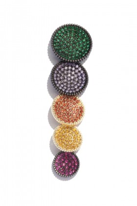 Orecchini cerchio multicolori - Marina Fossati - Louer Drexcode - 2