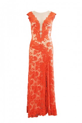 Abito arancione pizzo - Olvi's - Vendre Drexcode - 1
