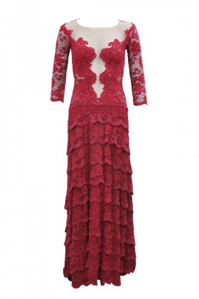 Abito bordeaux pizzo - Olvi's - Vendre Drexcode - 1