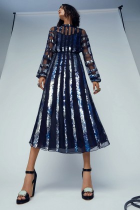 Abito cocktail blu - Temperley London - Louer Drexcode - 1