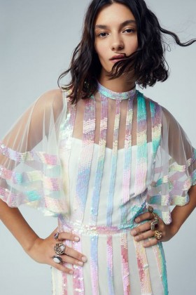 Abito paillettes rosa - Temperley London - Louer Drexcode - 2