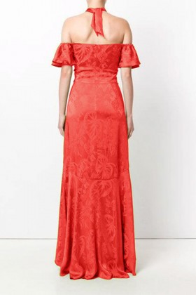 Abito Orbit corallo - Temperley London - Louer Drexcode - 2