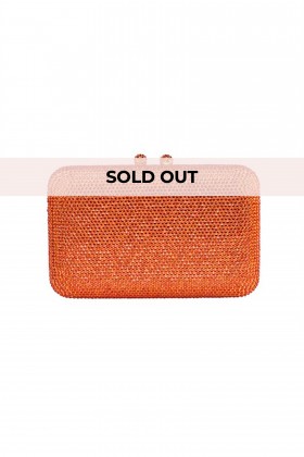 Clutch swarovski arancione - Anna Cecere - Vendre Drexcode - 1