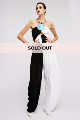 Jumpsuit bicolore - Balmain - Vendre Drexcode - 1