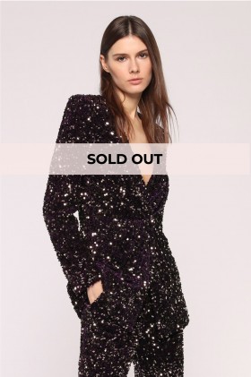 Blazer in velluto glitter - Badgley Mischka - Vendre Drexcode - 1