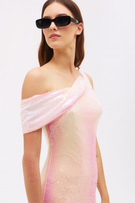 Mini abito paillettes - Halston - Vendre Drexcode - 2