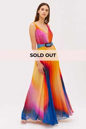 Abito lungo tie&dye - Halston - Vendre Drexcode - 1