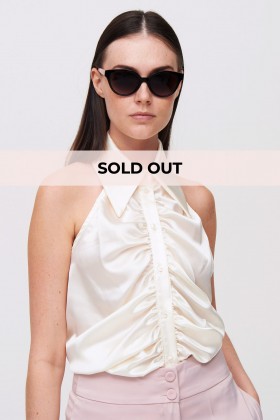 Top camicia bianco - Juliet Noor - Vendre Drexcode - 1