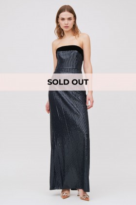 Abito paillettes midnight - ML - Monique Lhuillier - Vendre Drexcode - 1
