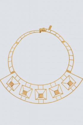 Collier géométrique clair - Natama - Louer Drexcode - 2