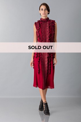 Robe courte en dentelle superposée - Antonio Berardi - Vendre Drexcode - 2