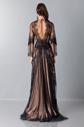 Robe longue avec des motifs en dentelle - Alberta Ferretti - Louer Drexcode - 2