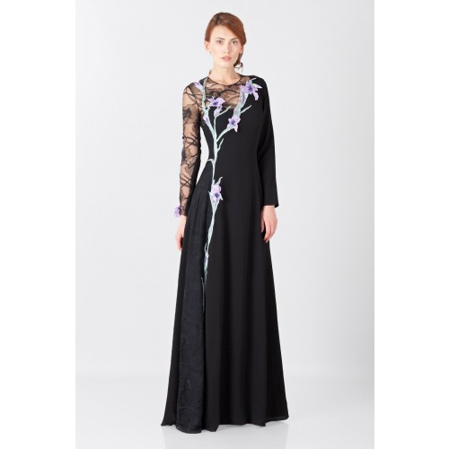 Noleggio Abbigliamento Firmato - Robe longue avec broderie de dentelle - Nina Ricci - Drexcode -6