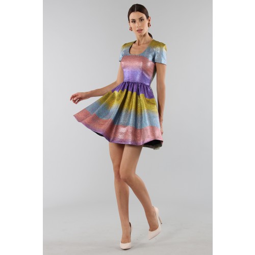 Vendita Abbigliamento Usato FIrmato - Robe multicolore pailletée - Marco de Vincenzo - Drexcode -6