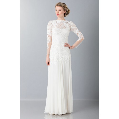 Noleggio Abbigliamento Firmato - Robe de mariée en dentelle - Alberta Ferretti - Drexcode -2