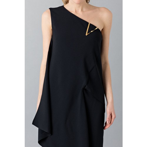 Noleggio Abbigliamento Firmato - Robe noire longue d'une épaule - Vionnet - Drexcode -6