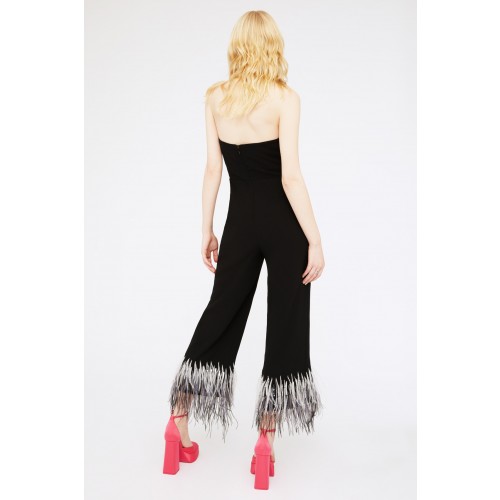 Noleggio Abbigliamento Firmato - Jumpsuit con piume - Halston - Drexcode -4