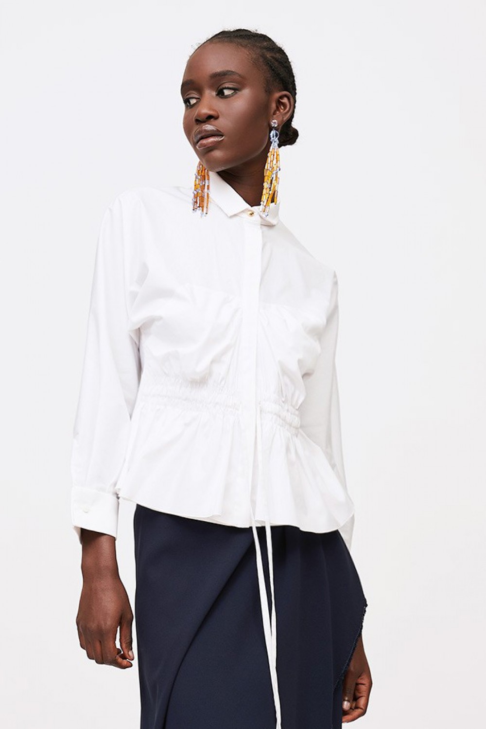 Camicia in cotone bianca