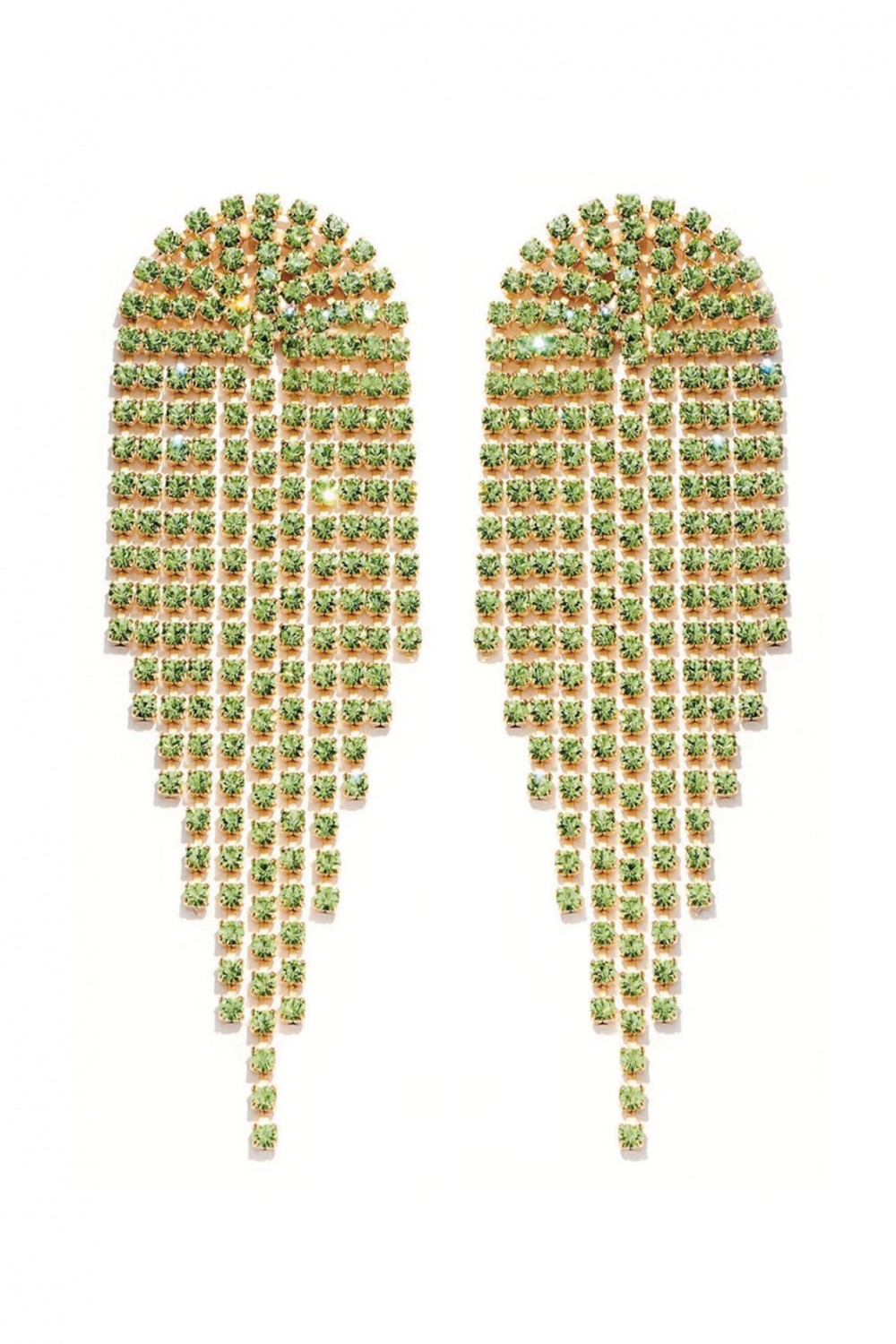 Orecchini pendenti lime