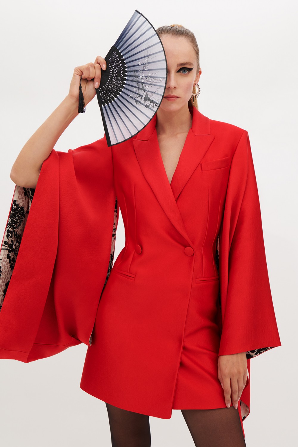 Abito kimono rosso