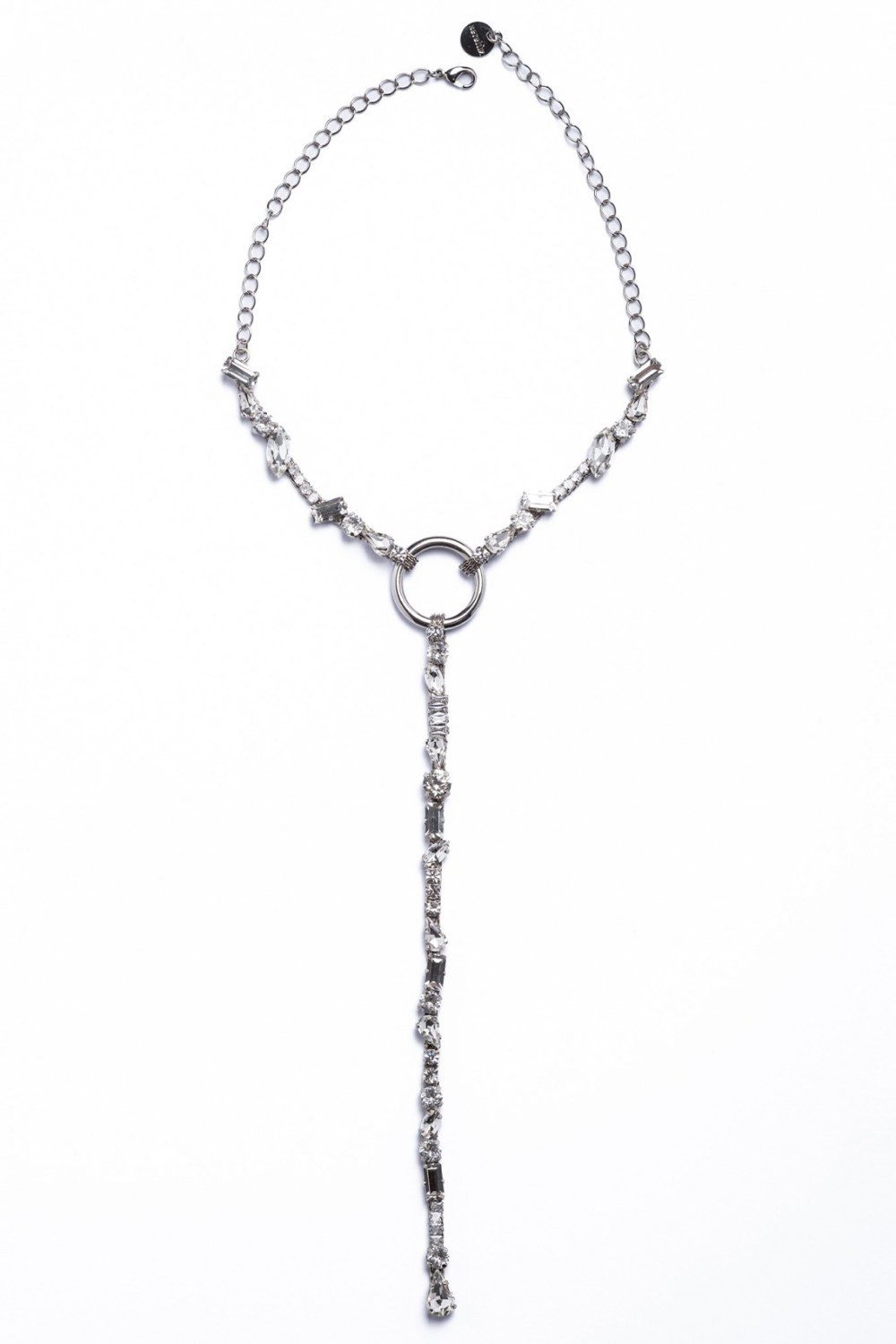 Bodychain argento e cristalli
