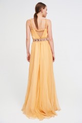 Drexcode - Abito pesca in chiffon di seta - Alberta Ferretti - Noleggio - 5