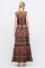 Drexcode - Abito in chiffon di seta e merletto - Alberta Ferretti - Noleggio - 5