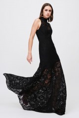 Drexcode - Abito nero in pizzo collo alto - Kathy Heyndels - Vendita - 5