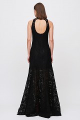 Drexcode - Abito nero in pizzo collo alto - Kathy Heyndels - Vendita - 6