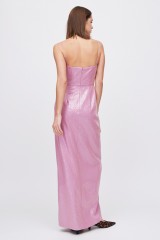 Drexcode - Abito rosa paillettes - Halston - Vendita - 5