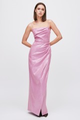Drexcode - Abito rosa paillettes - Halston - Noleggio - 1