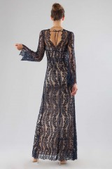 Drexcode - Abito blu in pizzo con spacco frontale - Catherine Deane - Noleggio - 4