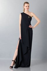 Drexcode - Vestito lungo monospalla nero - Vionnet - Noleggio - 5