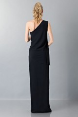 Drexcode - Vestito lungo monospalla nero - Vionnet - Noleggio - 2