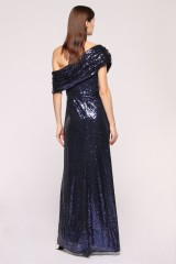 Drexcode - Abito in paillettes con spacco - Badgley Mischka - Noleggio - 3