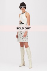Drexcode -  Abito in crepe e jacquard con cintura metallica - Giambattista Valli - Vendita - 1