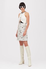 Drexcode -  Abito in crepe e jacquard con cintura metallica - Giambattista Valli - Vendita - 2